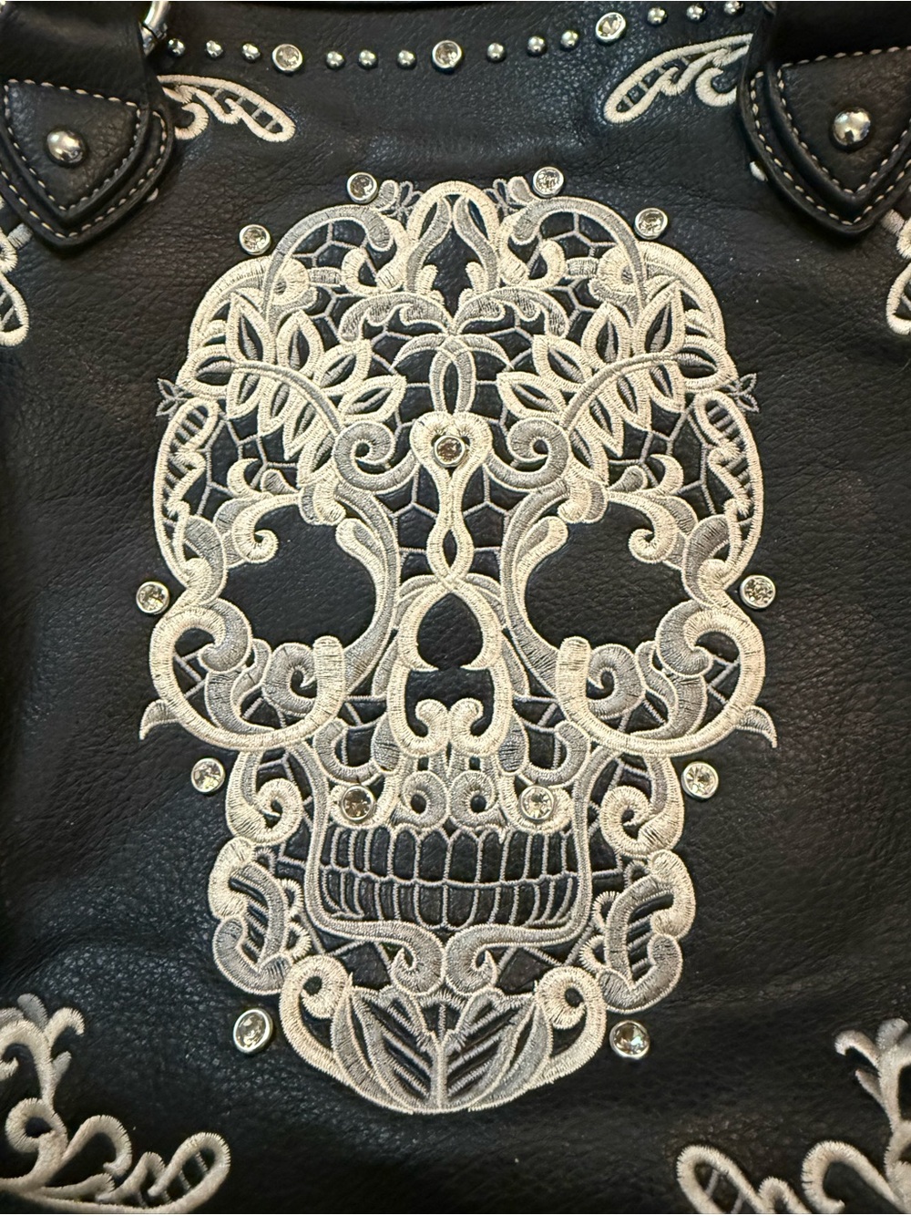 Sugar Skull Montana West leather purse - Picture 2 of 5